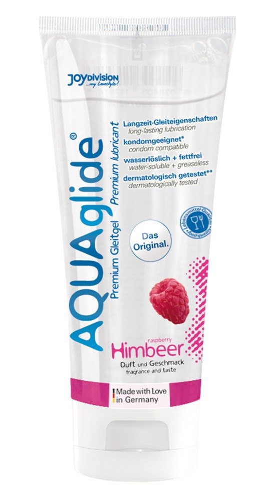 ŻEL SMAKOWY AQUAGLIDE RASPBERRY 100 ML