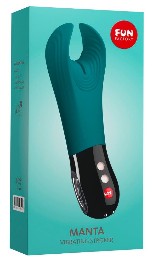 VIBRATOR MANTA DEEP SEA BLUE / BLACK