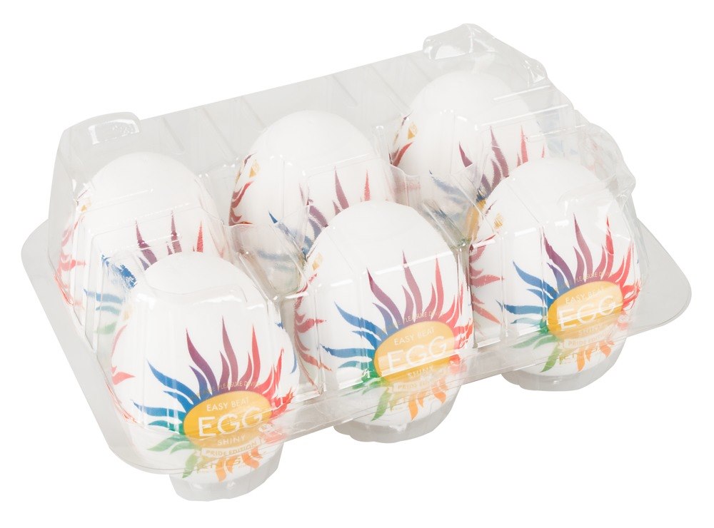 MASTURBATOR TENGA EGG SHINY PRIDE EDITION  6-PACK