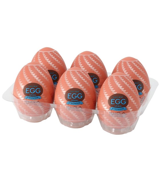 MASTURBATOR TENGA EGG SPIRAL STR. 6PCS