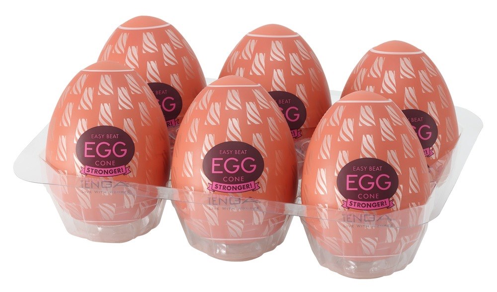 MASTURBATOR TENGA EGG CONE HB 6PCS