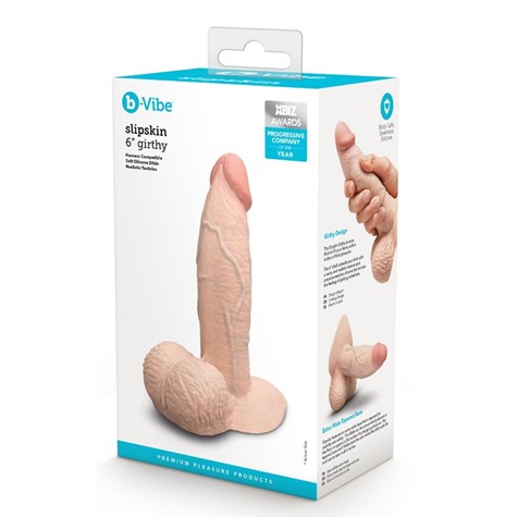 B-VIBE SLIPSKIN 6  GIRTHY CREA