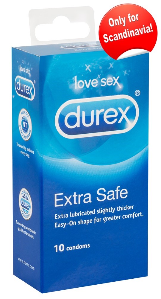 CONDOMS DUREX EXTRA SAFE 10