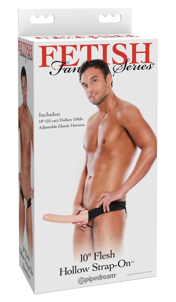 10  FLESH HOLLOW STRAP-ON