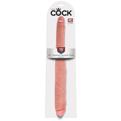16  TAPERED DOUBLE DILDO