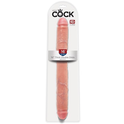 DILDO KING COCK THICK DOUBLE 16 INCH