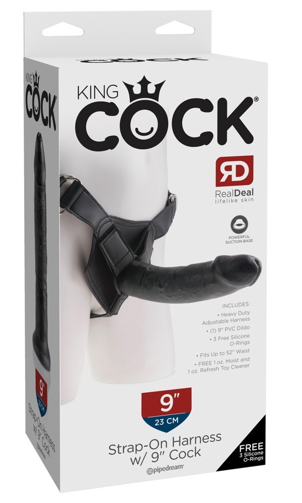 STRAP-ON HARNESS WITH 9 INCH COCK