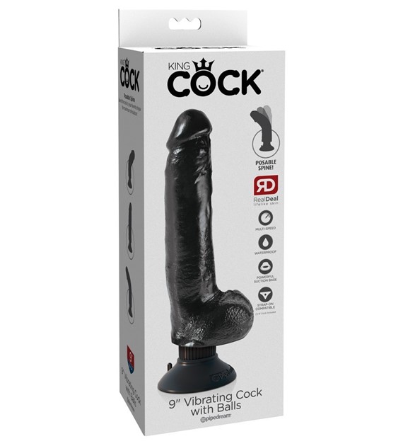 9  VIBRATING COCK WITH BALLS