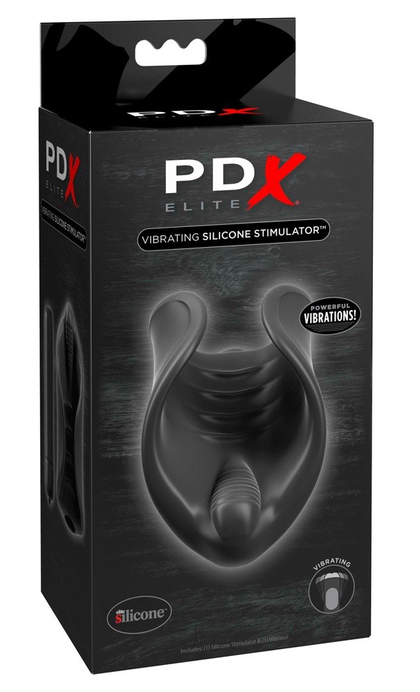 PDX ELITE VIBRATING SILICONE STIMULATOR