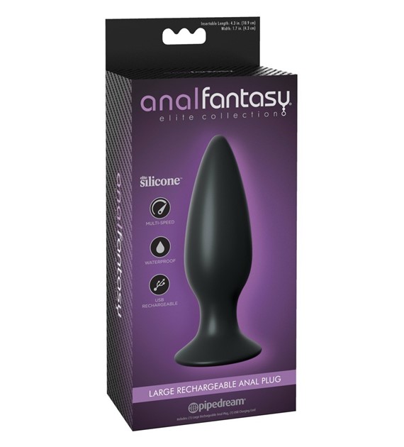 LARGE RECHARGEABLE ANAL PLUG