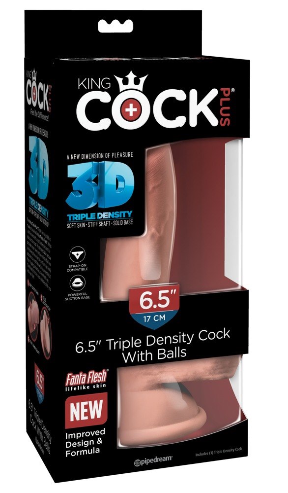 6.5'' Triple Density Cock with Balls