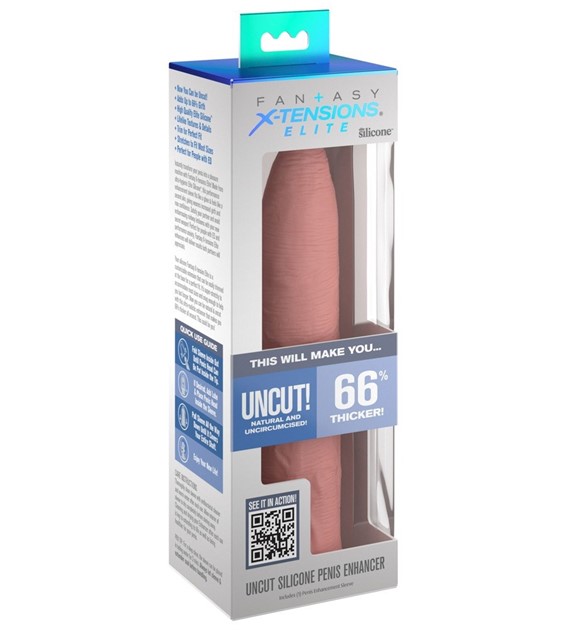 UNCUT SILICONE PENIS ENHANCER