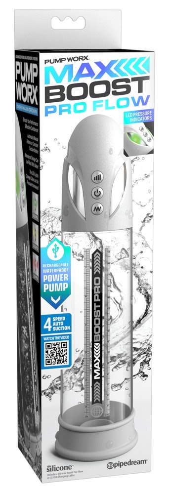 POMPKA NA PENISA PUMP WORX MAX PRO FLOW WHITE