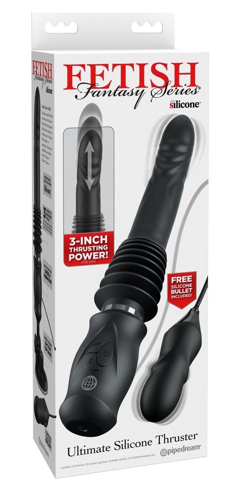 VIBRATOR FFS ULTIMATE SILICONE THRUS.BL