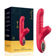 G-SPOT VIBRATOR WITH THRUSTING MOTION AND CLITORAL STIMULATION EROSPACE SWEET PLAY A2