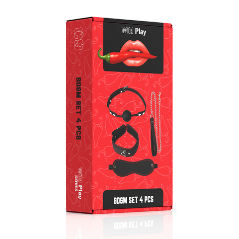 BDSM SET WITH 4 PRODUCTS WILD PLAY C9