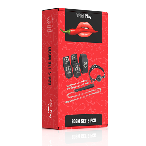 BDSM SET WITH 5 PRODUCTS WILD PLAY C11